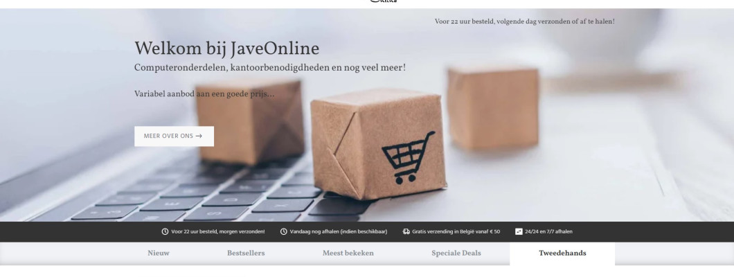 Nieuwe webshop online!