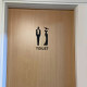 Toilet deurbord STYLE - man-vrouw 3d - hoogwaardig Acryl bord